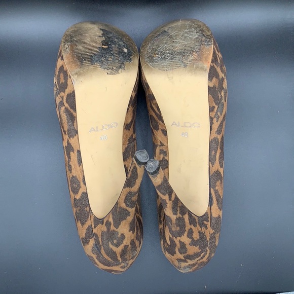 Aldo Heels Leopard Print - Picture 8 of 15